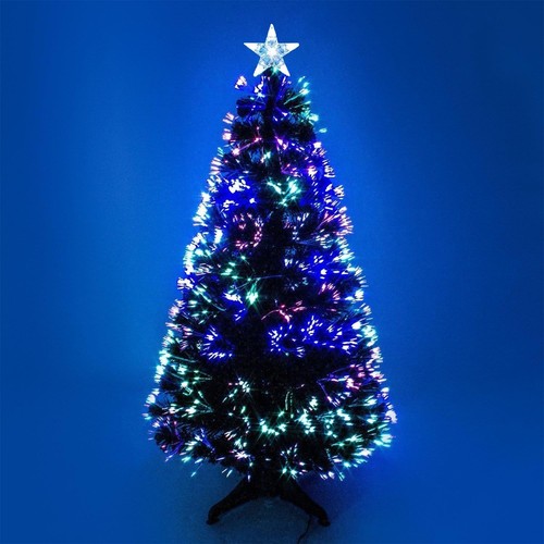 Pre lit fibre optic christmas - fibre,