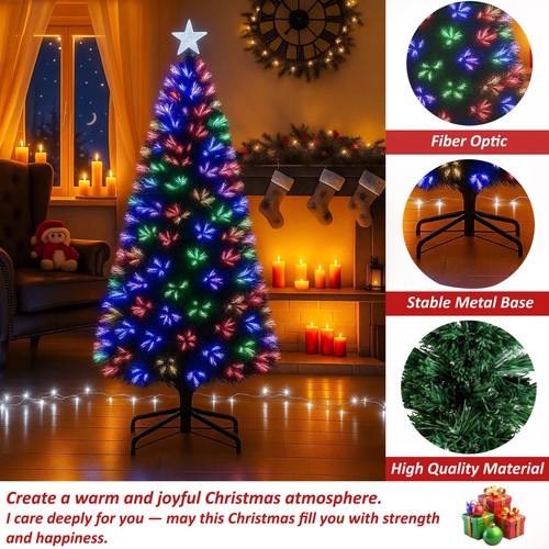 Pre lit fiber - lit, christmas